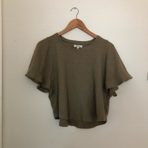🔥HP🔥 Madewell Flutter Sleeve Top - Picture 7 of 7